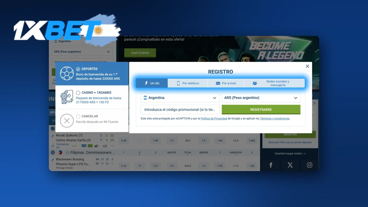 Formulario de inscripción